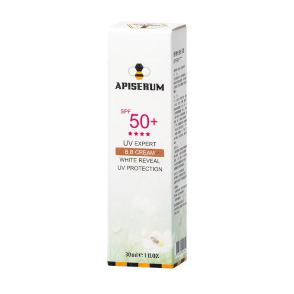 APISERUM 愛比森 輕薄光感B.B霜SPF50+★★★★30ml/潤色修飾/敏感肌適用 回饋點數：780點